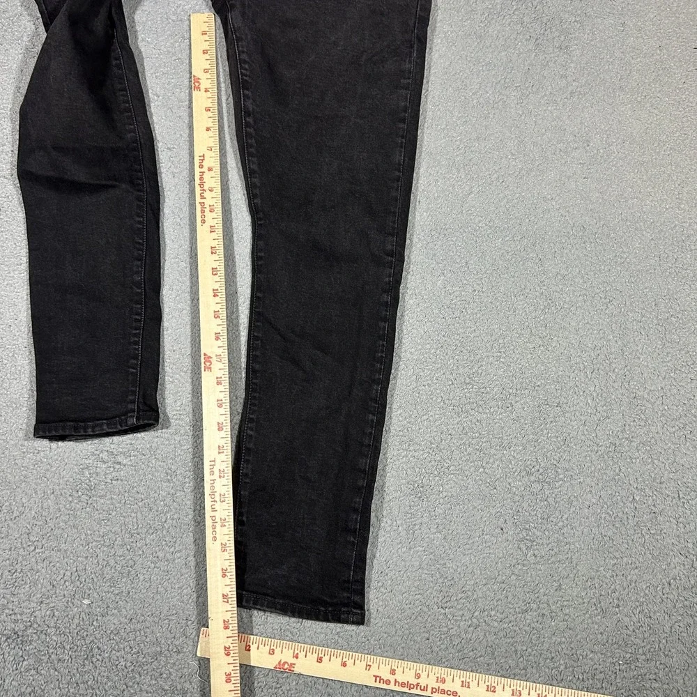 Levi's 512 Jeans Mens 31x30 Black Slim Fit Stretch Preowned #3282